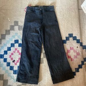 Free People, Size 4, Denim Jeans, Straight, high waisted